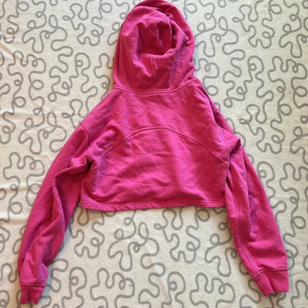 Lululemon All Yours Cropped Hoodie Sonic Pink